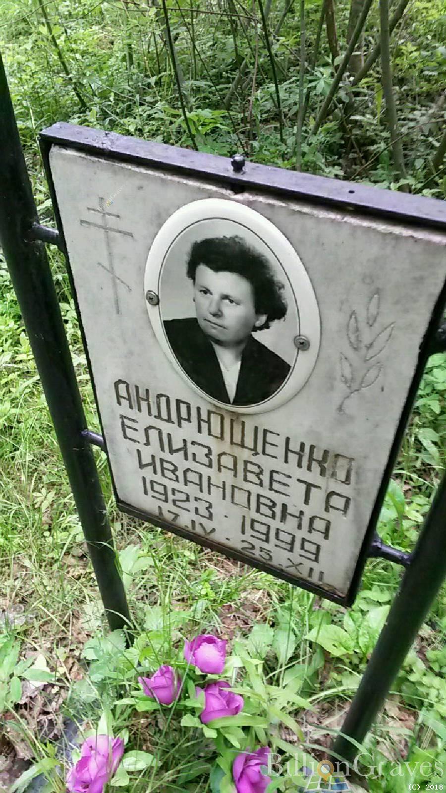 Андрющенко Елизавета Ивановна