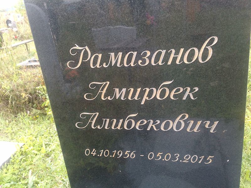 Амирбек Рамазанов Алибекович