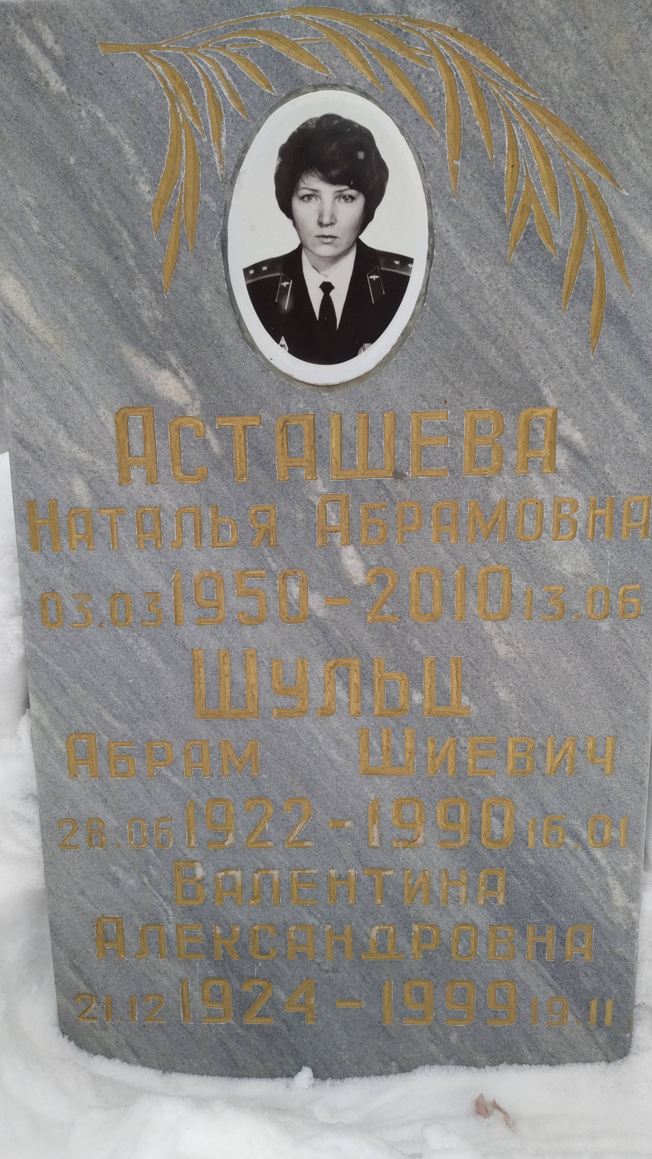 Асташева Наталья Абрамовна