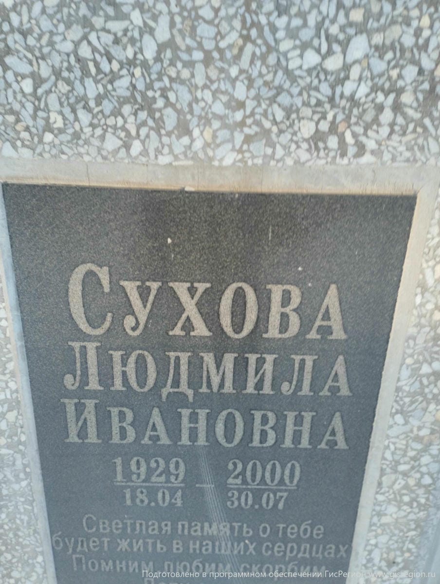 Сухова Людмила Ивановна