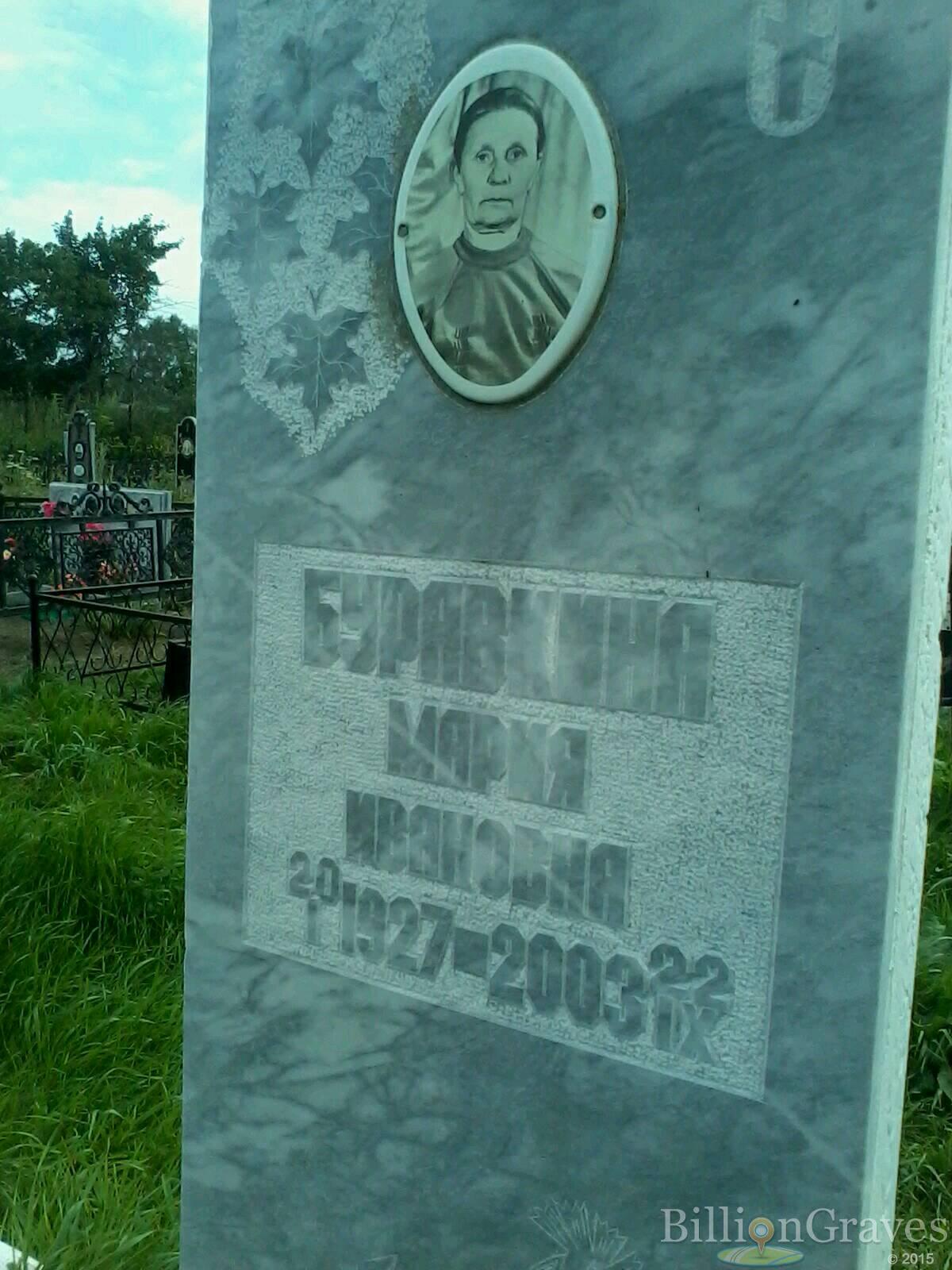 Буравкина Мария Ивановна