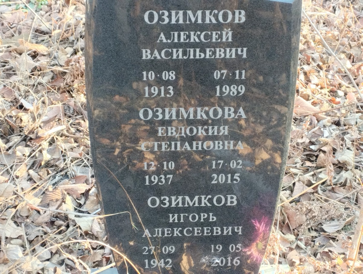 Озимков Игорь Алексеевич