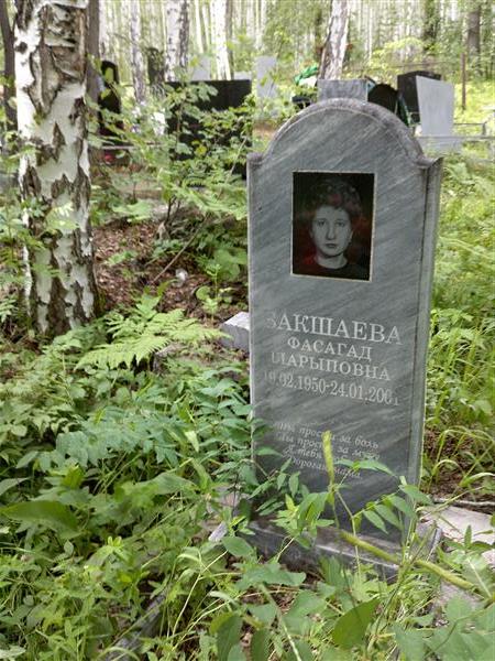 Закшаева Фасагад Шарыповна