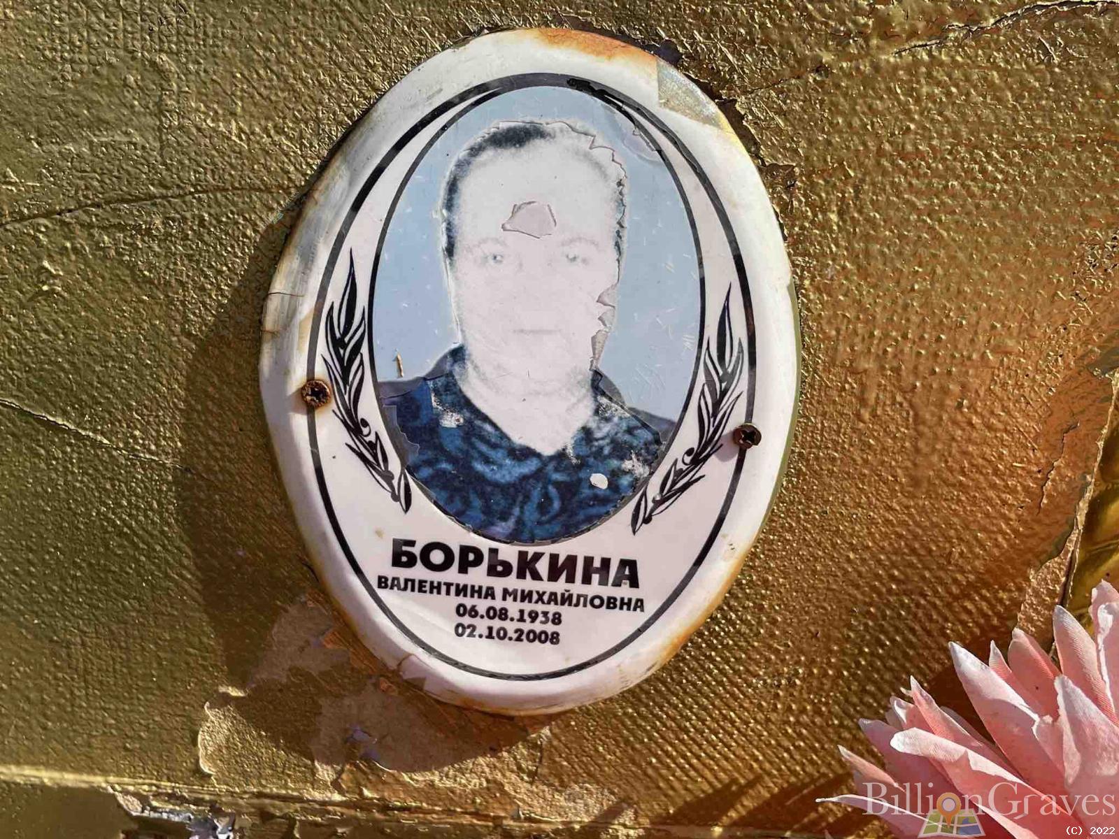 Борькина Валентина Михайловна