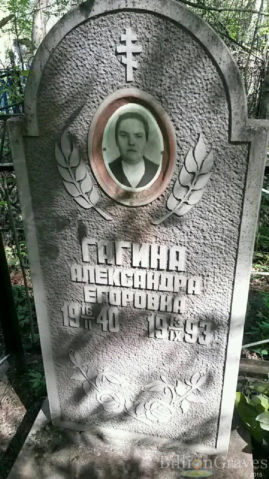 гагина александра егоровна