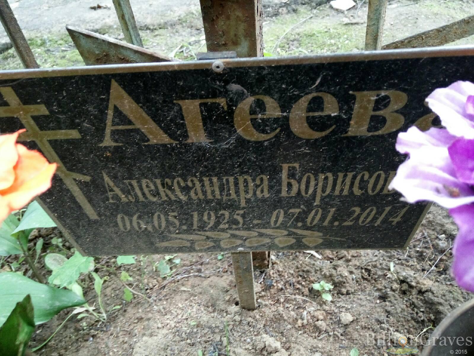 агеева александра борисовна
