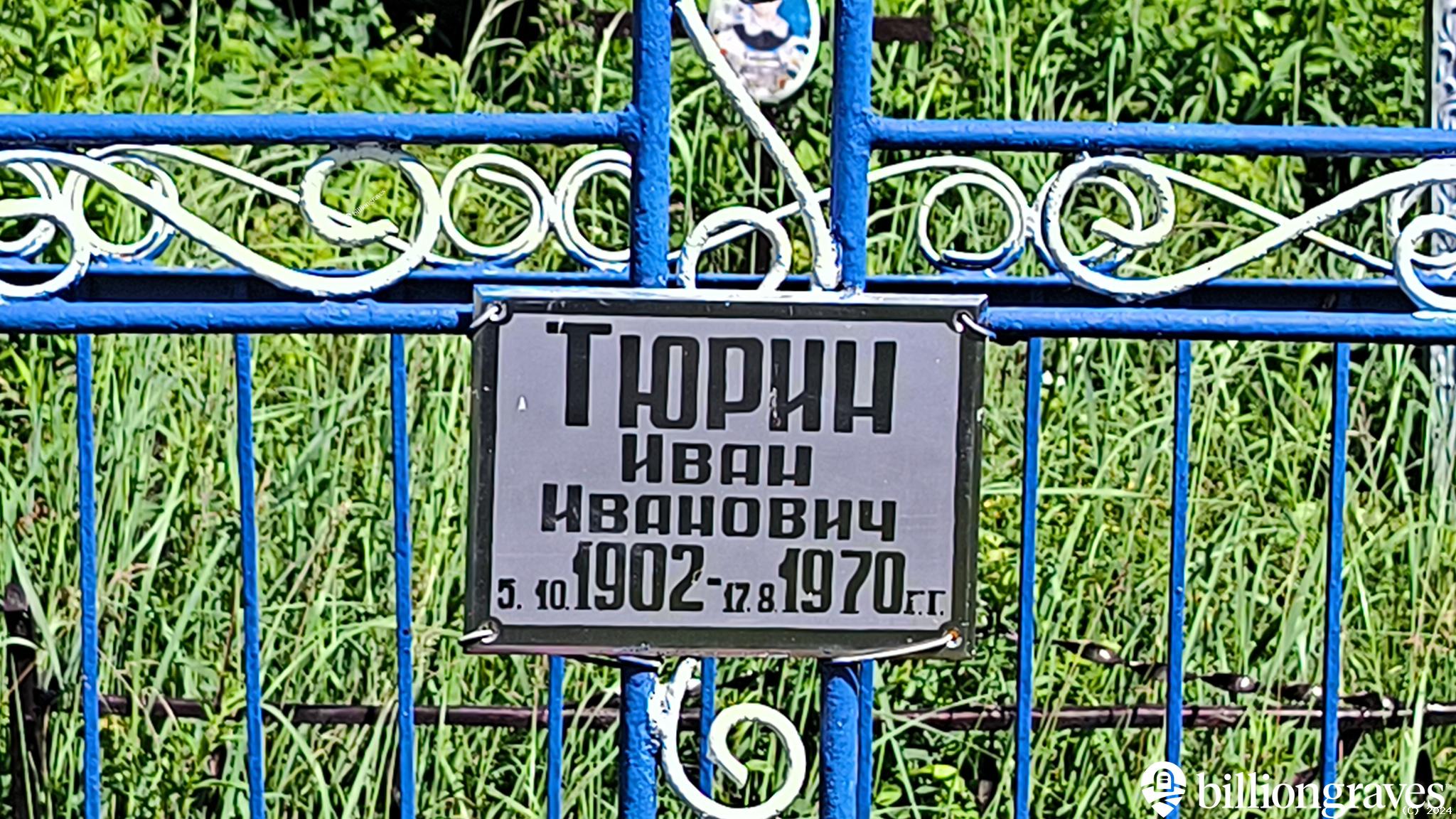 Тюрин Иван Иванович