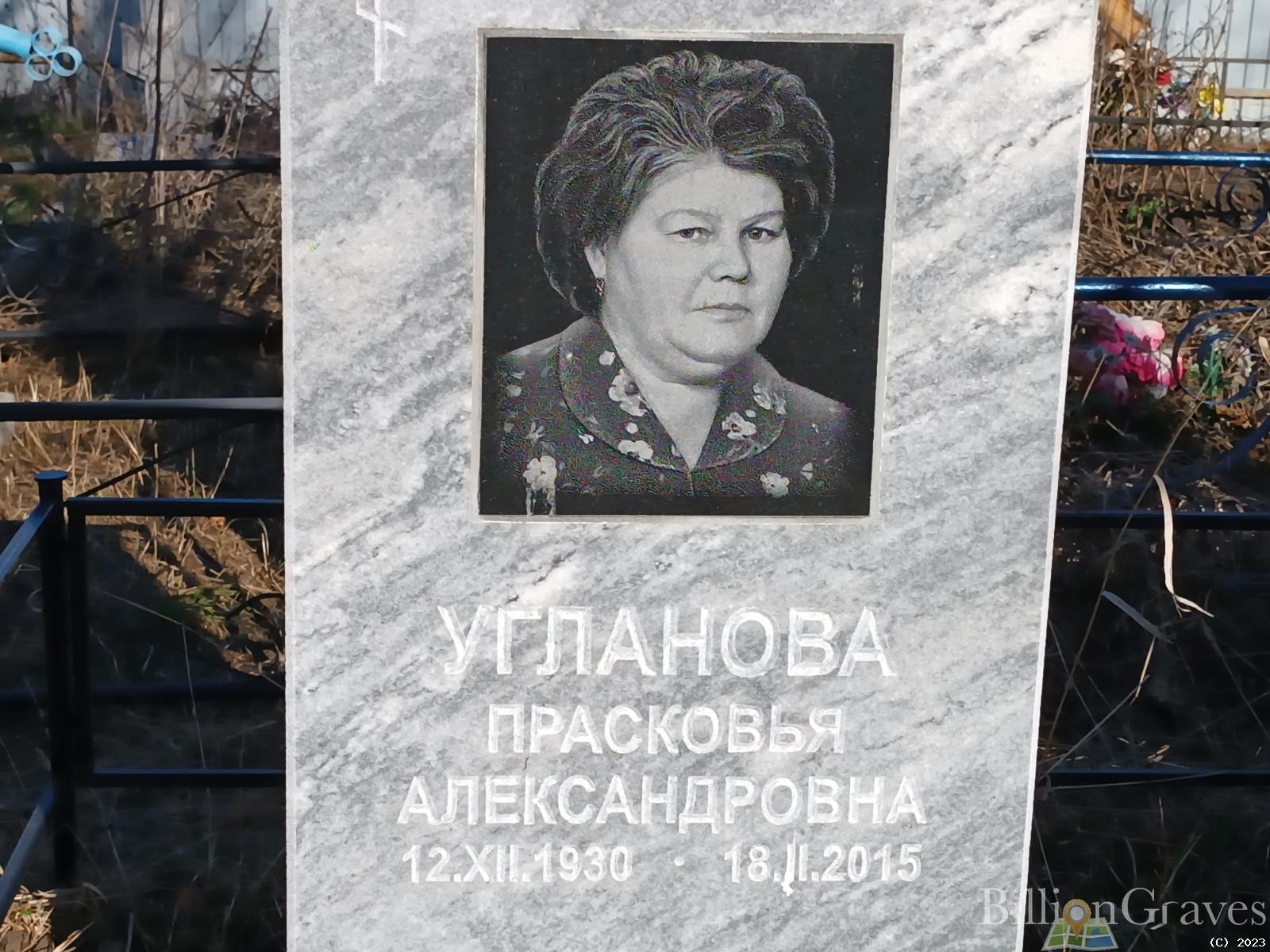 Угланова Прасковья Александровна