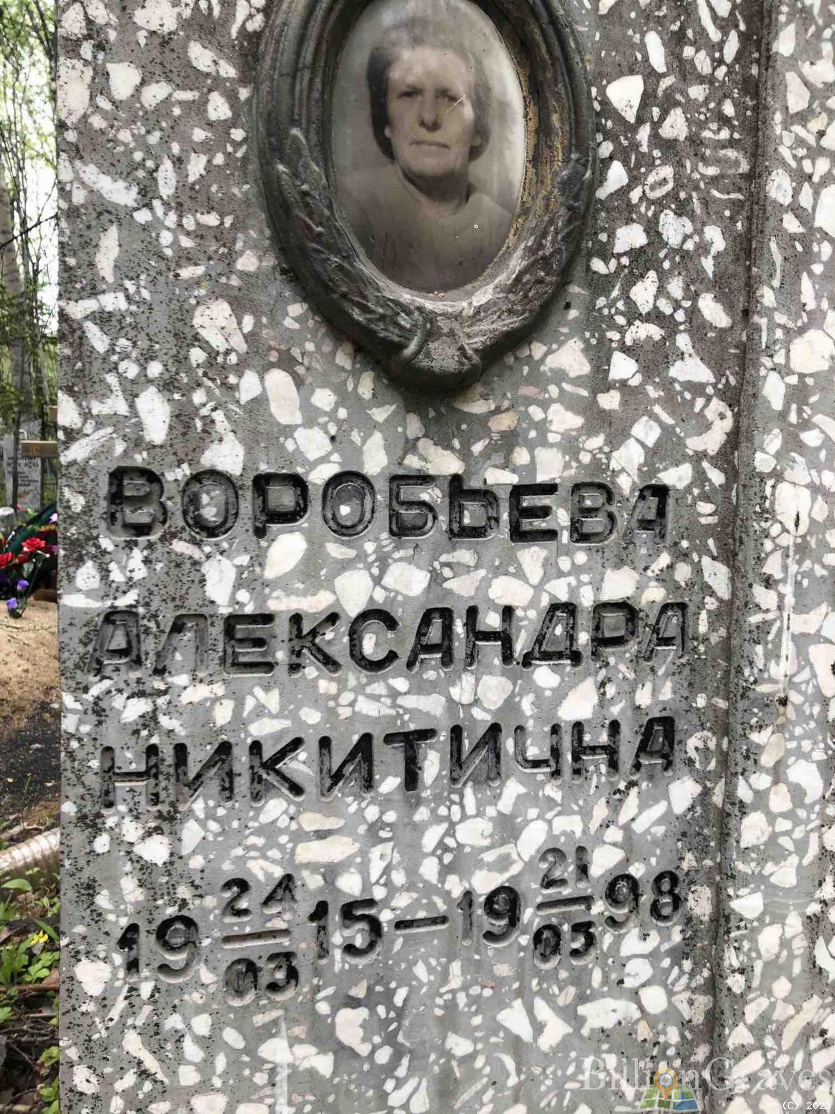 Воробьева Александра Никитична