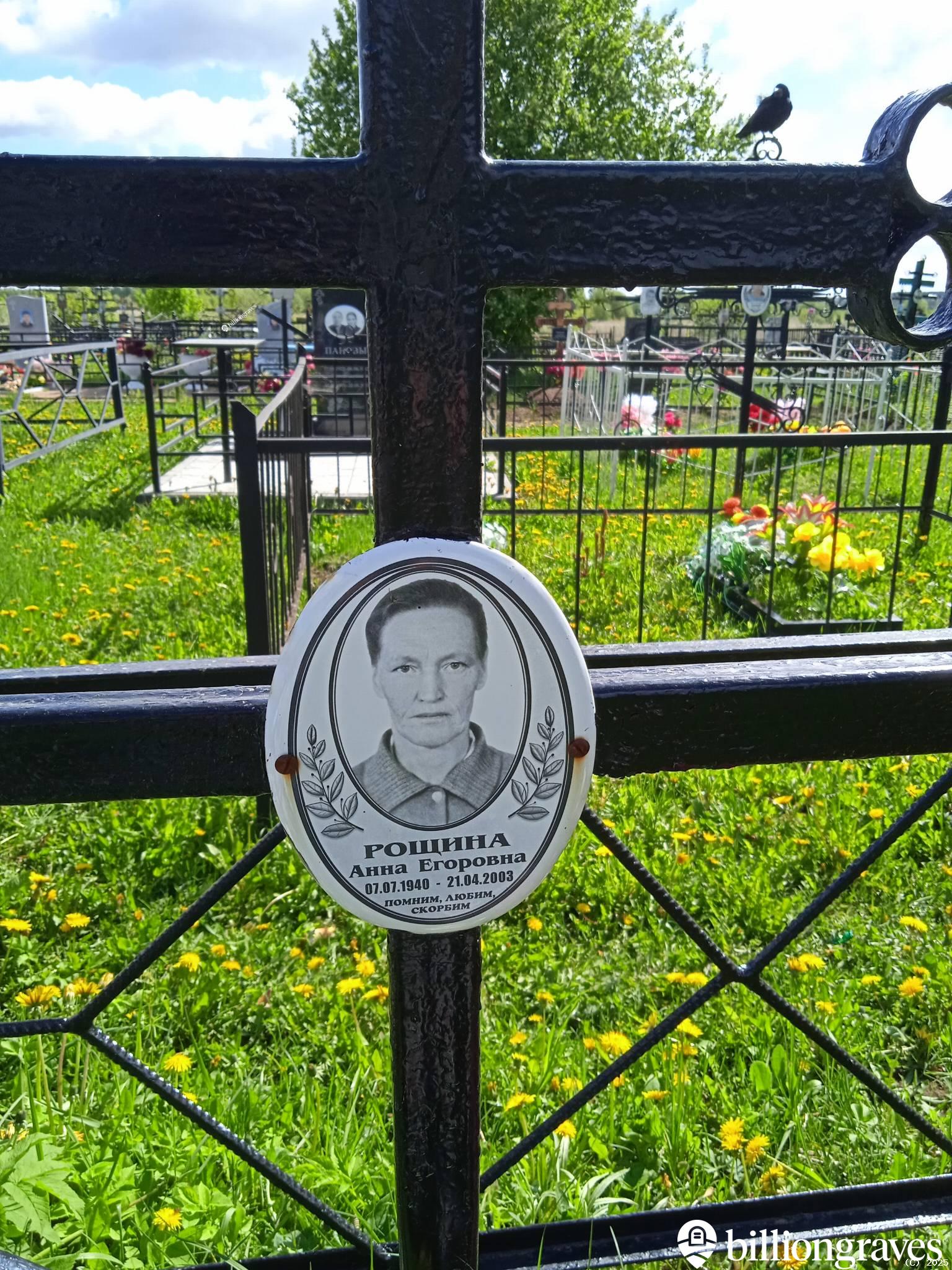 Рощина Анна Егоровна