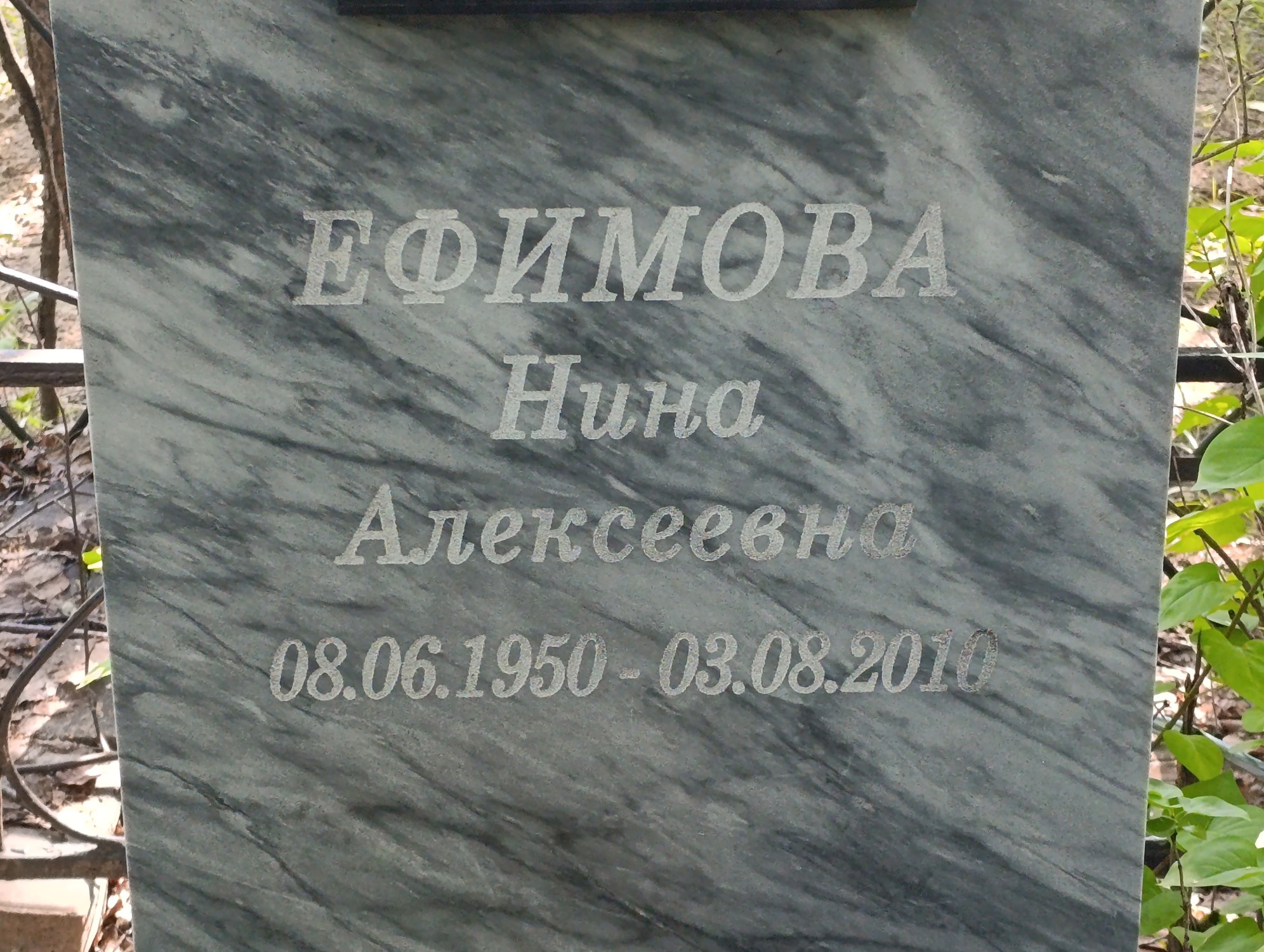 Ефимова Нина Алексеевна