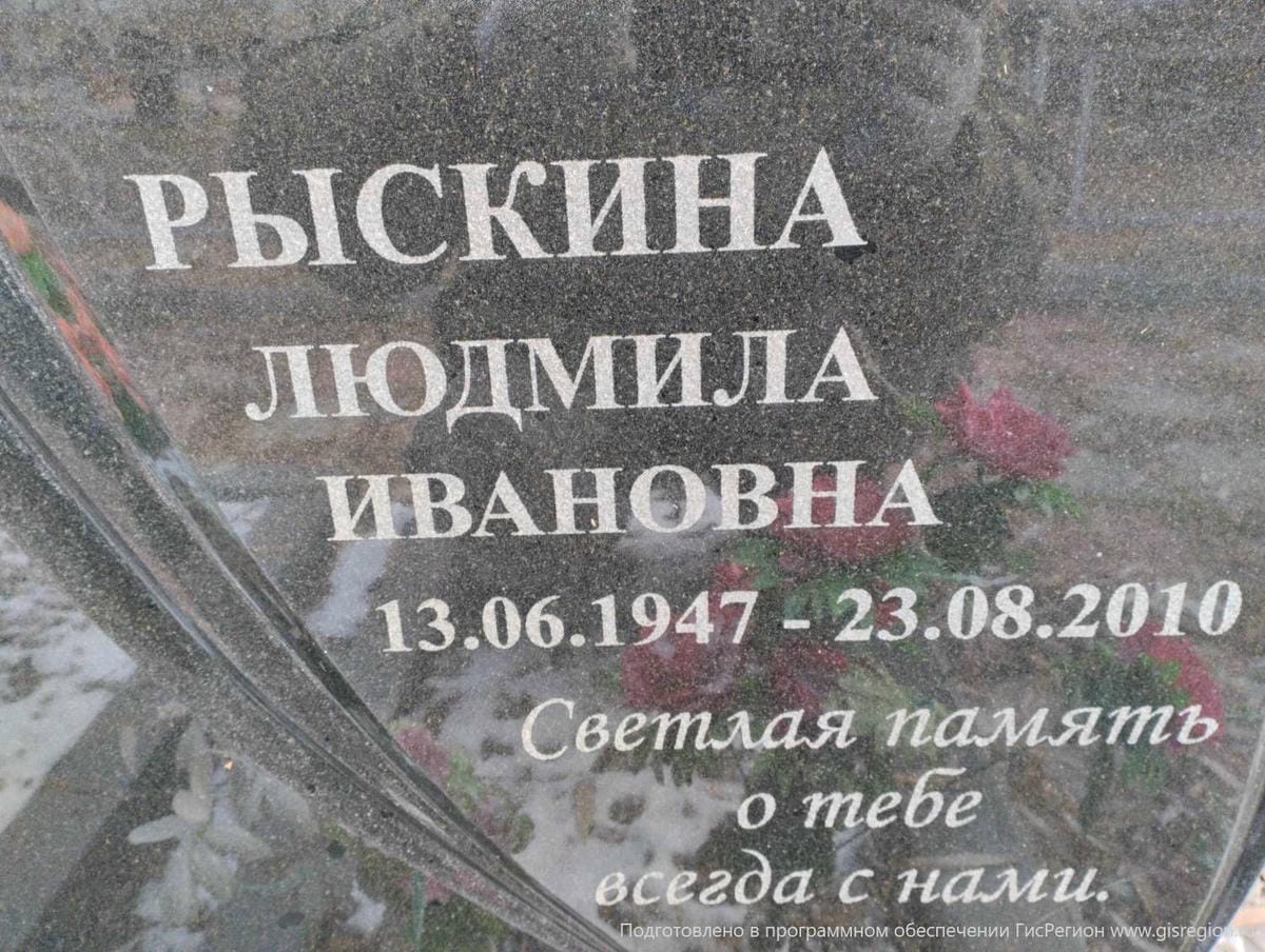 Рыскина Людмила Ивановна