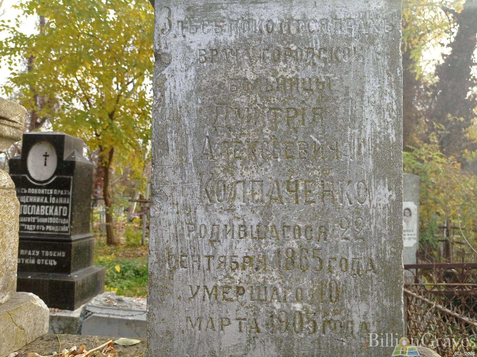 Колпаченко Дмитрий Алексеевич