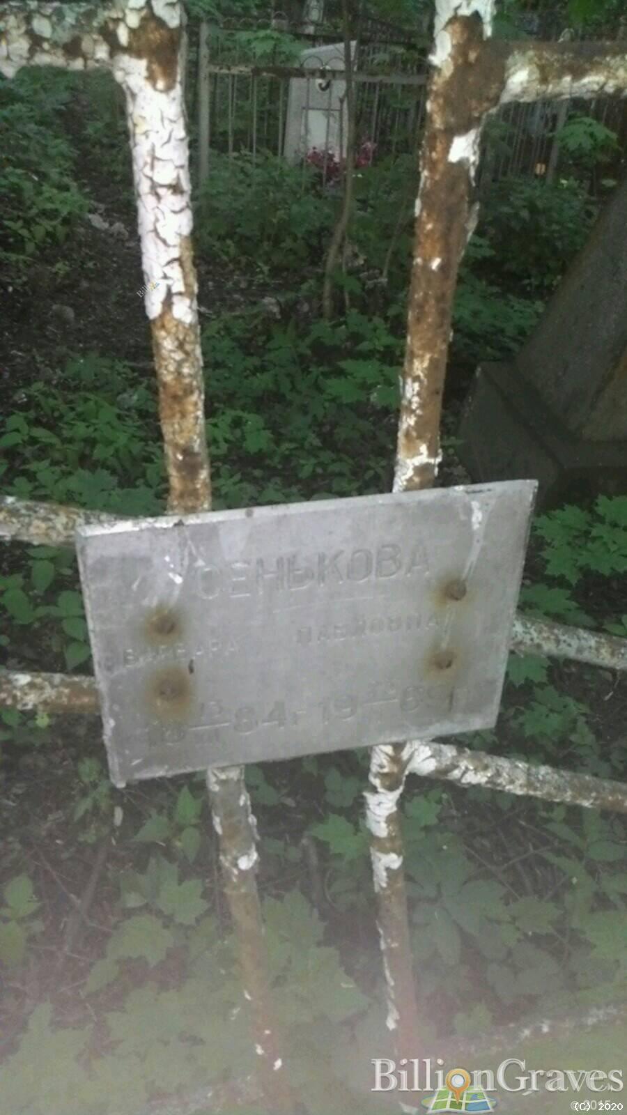 Сенькова Варвара Павловна