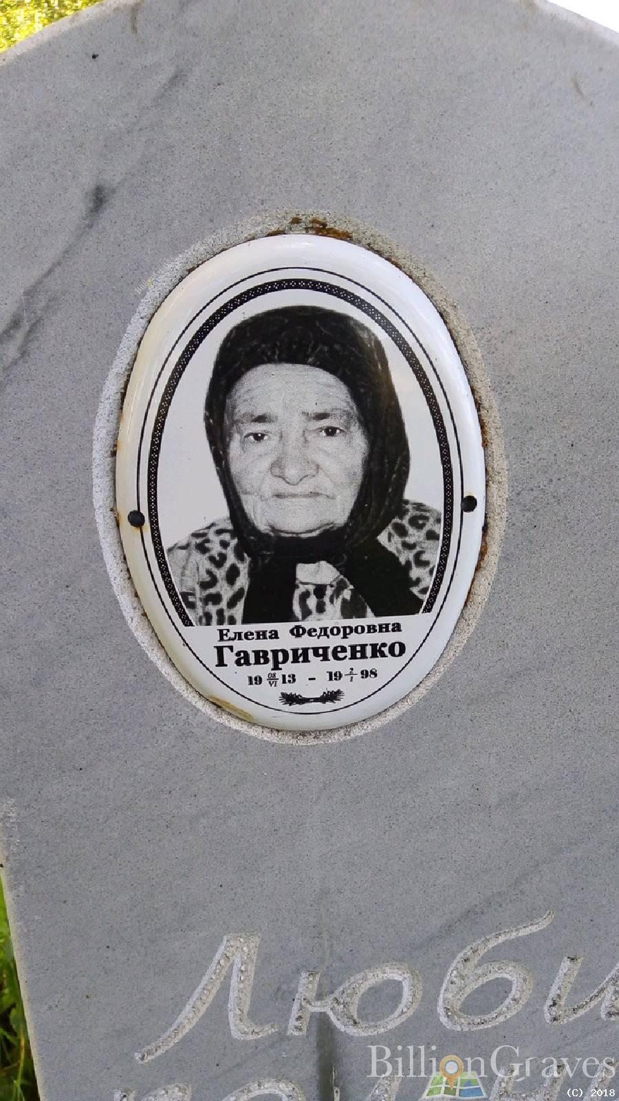 Гавриченко Елена Федоровна