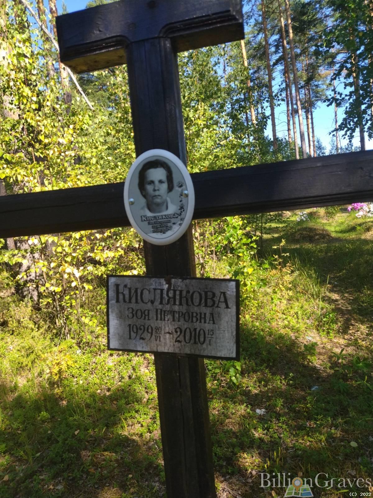 Кислякова Зоя Петровна