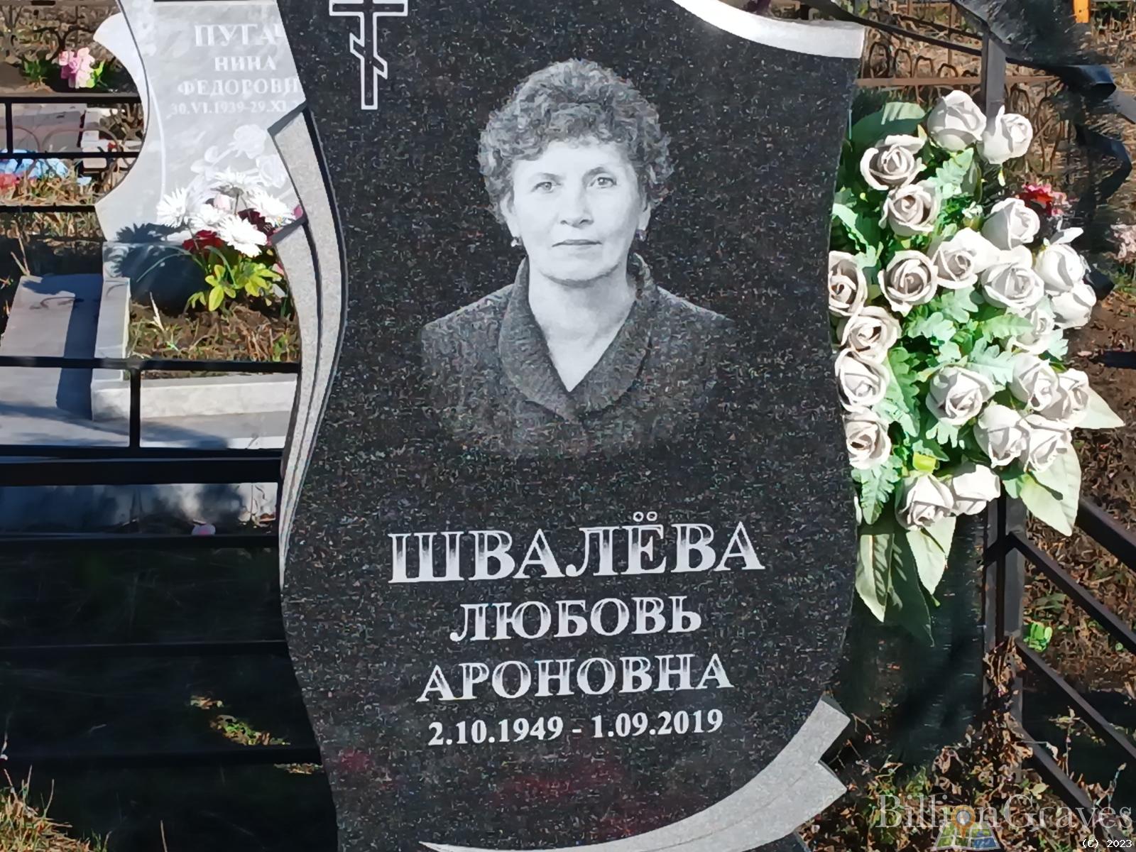 Швалёва Любовь Ароновна