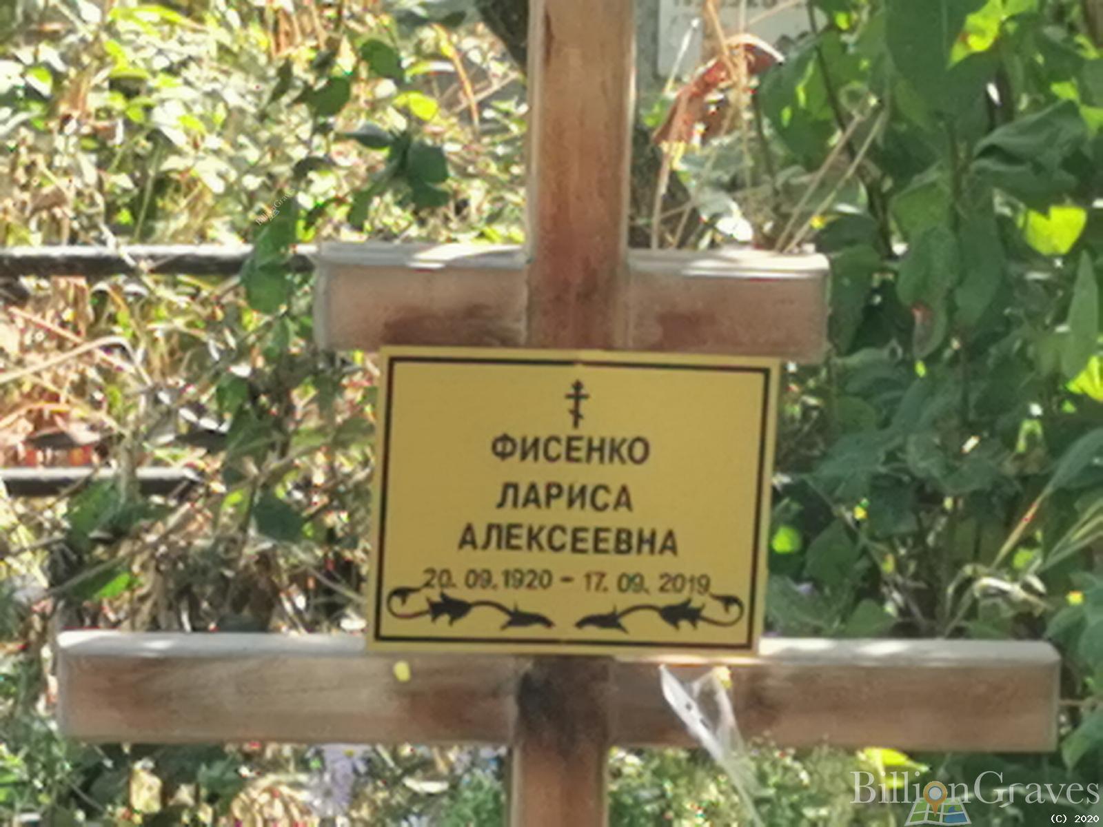 Фисенко Лариса Алексеевна