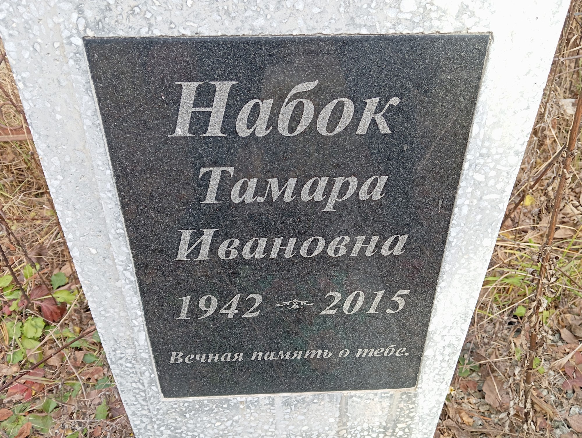 Набок Тамара Ивановна