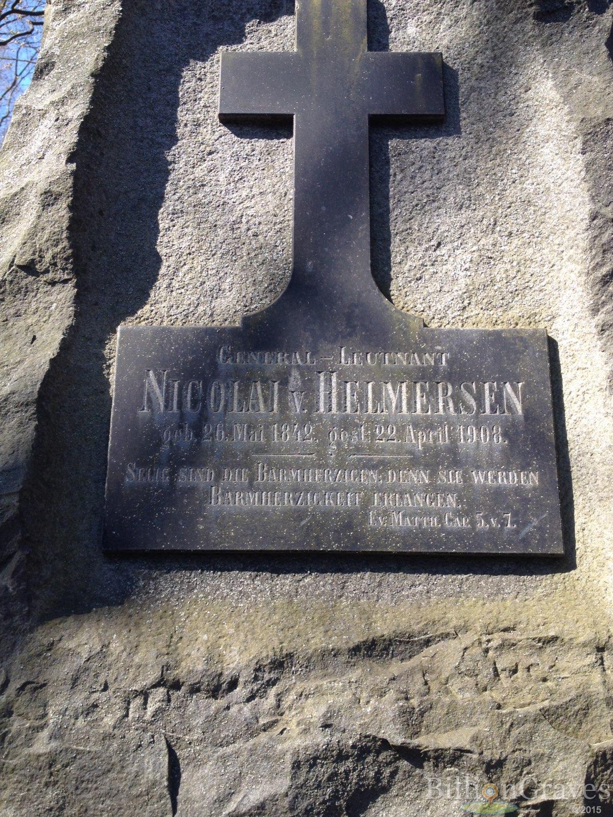 Von Helmersen/Гельмерсен Nicolai/Николай Павлович