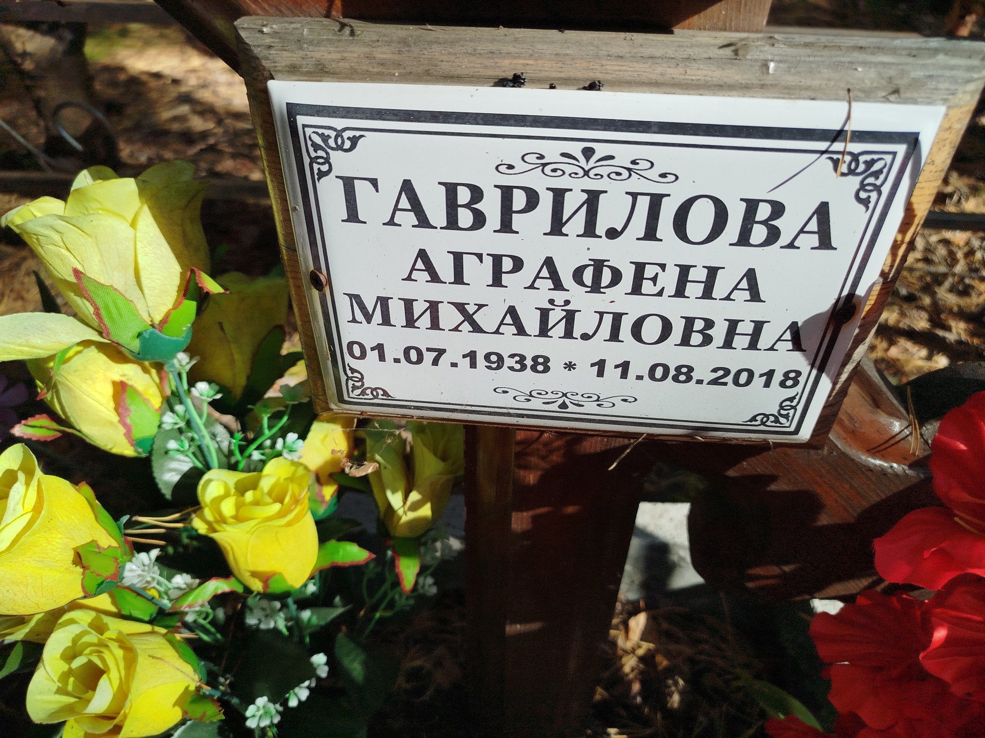 Гаврилова Аграфена Михайловна
