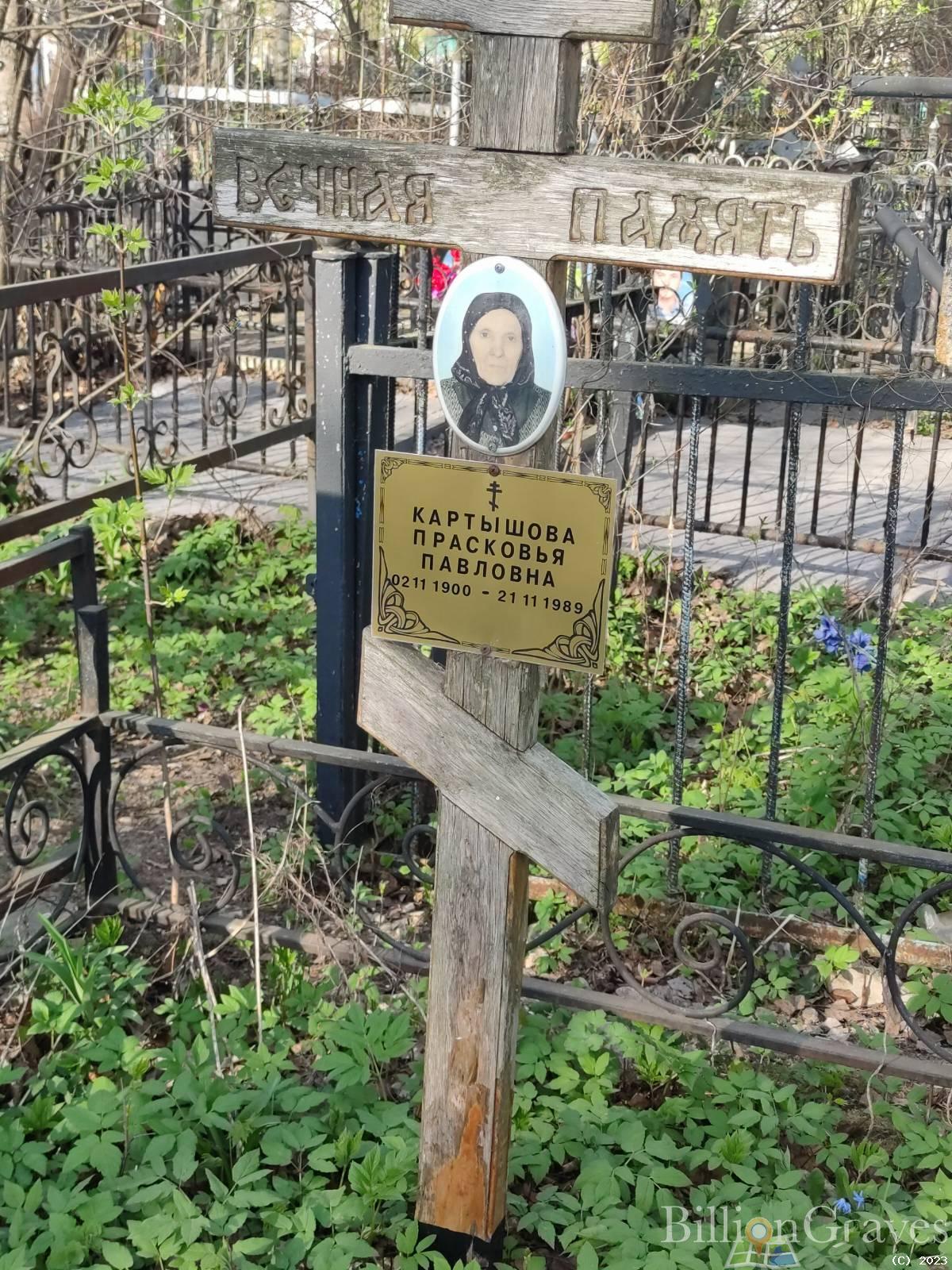 Картышова Прасковья Павловна
