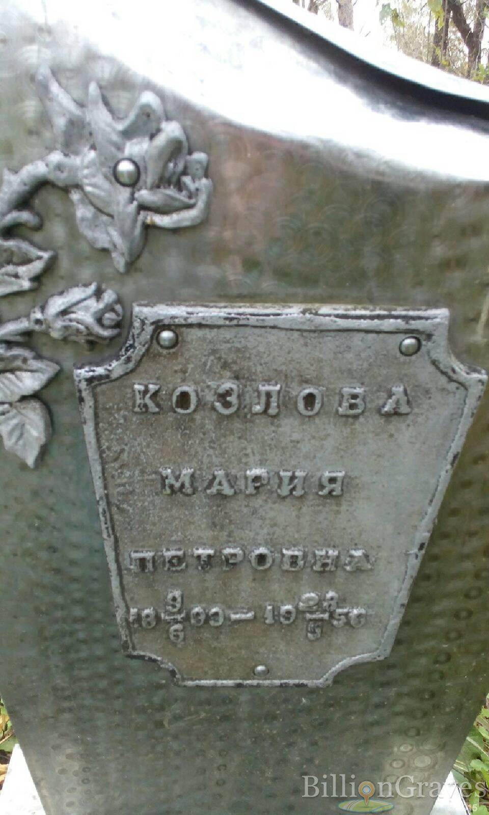 Козлова Мария Петровна