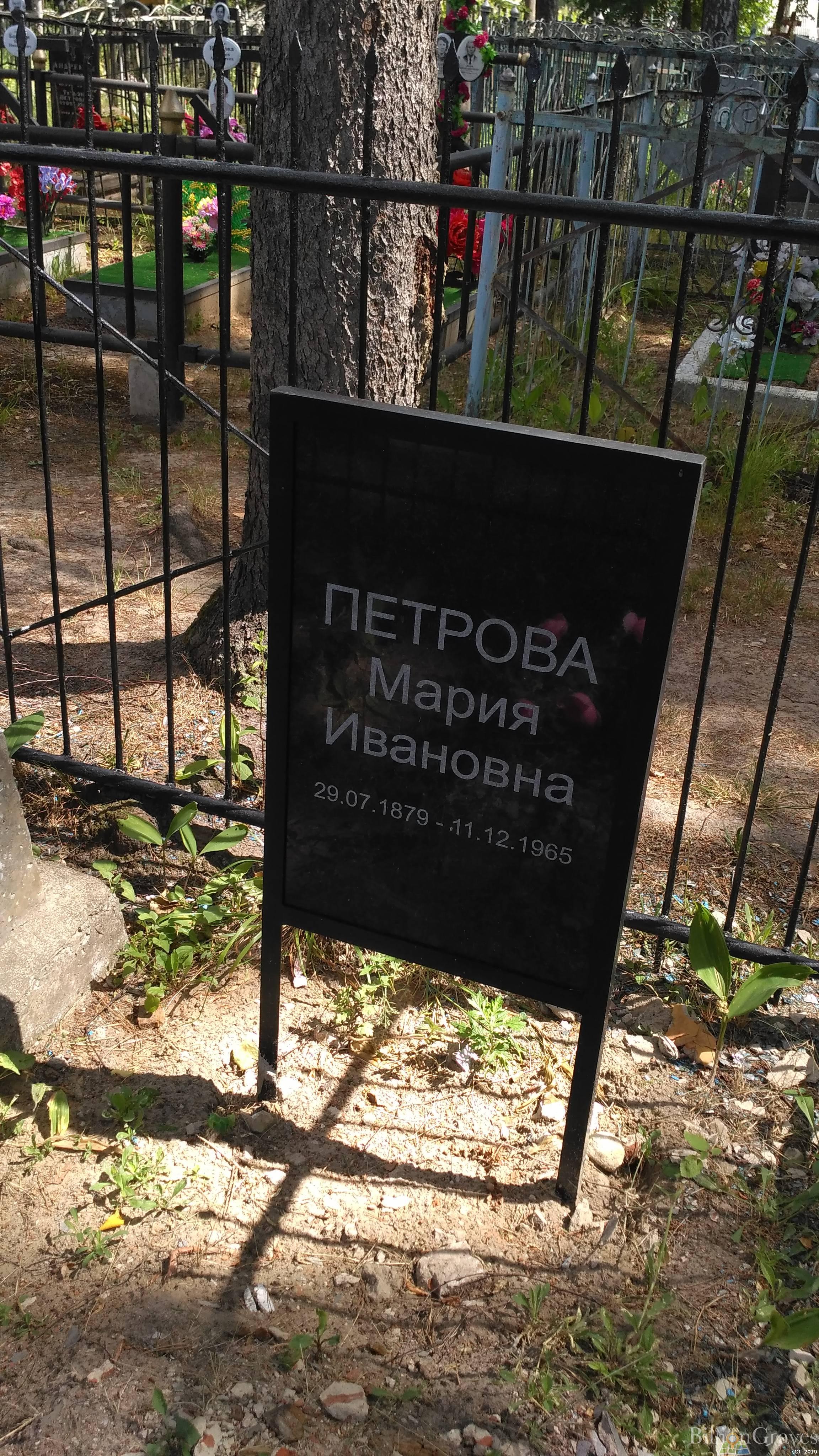 Петрова Мария Ивановна