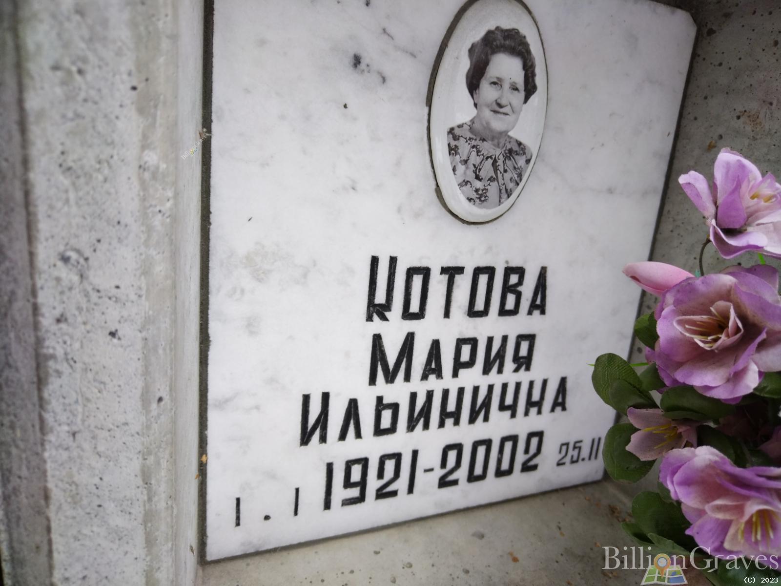 Котова Мария Ильинична