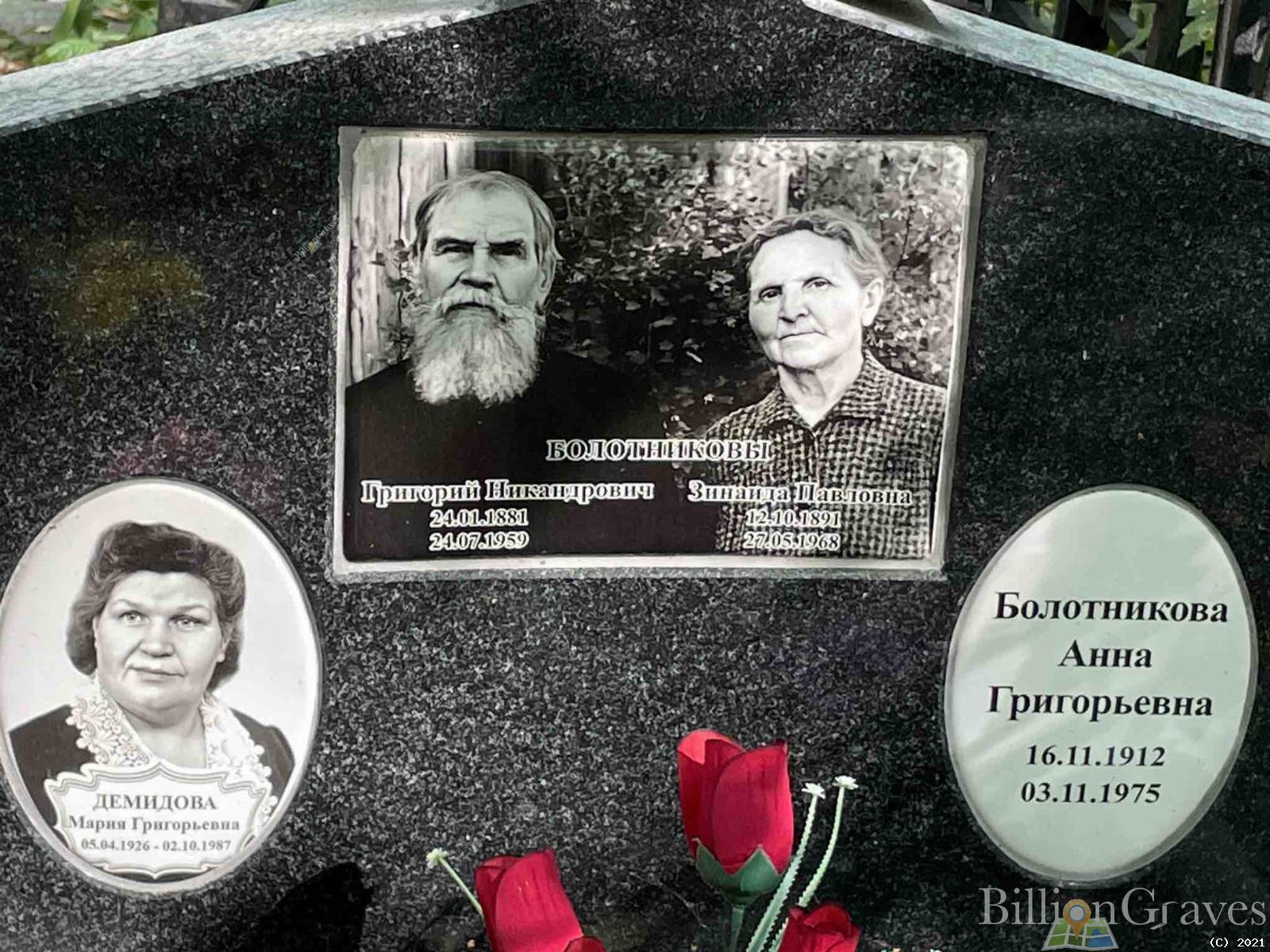 Болотникова Анна Григорьевна