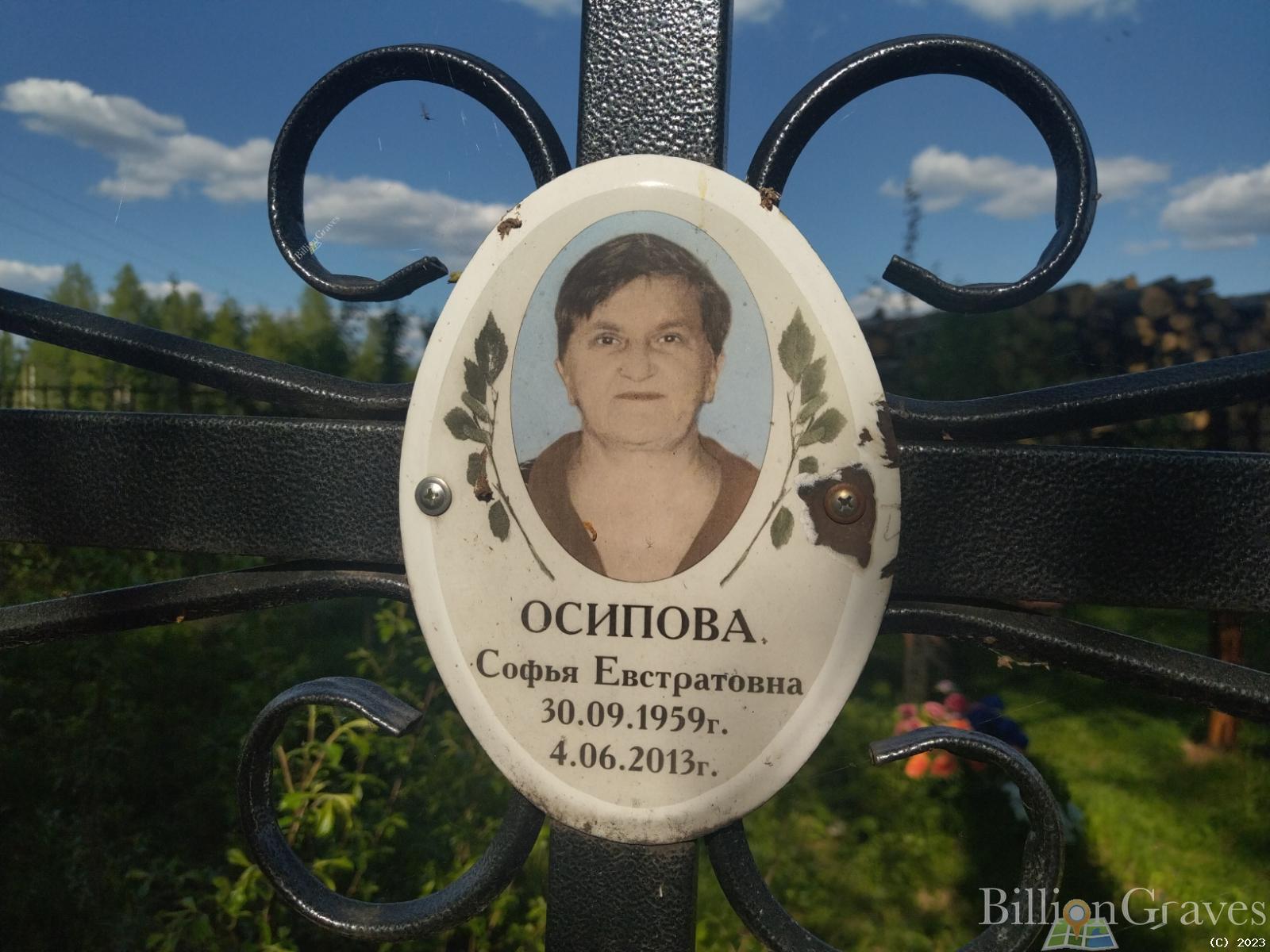 Осипова Софья Евстратовна
