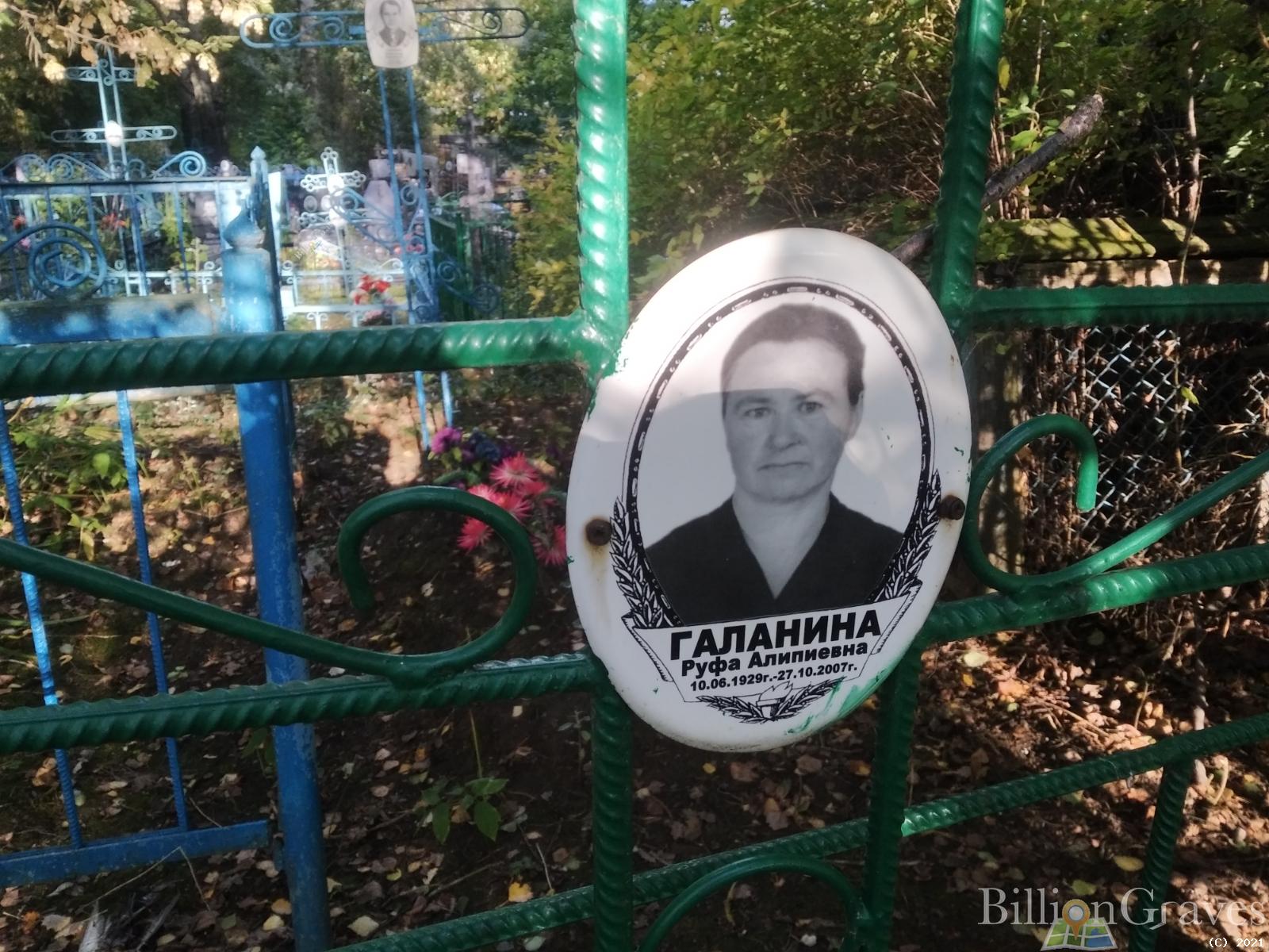 Галанина Руфа Алипиевна