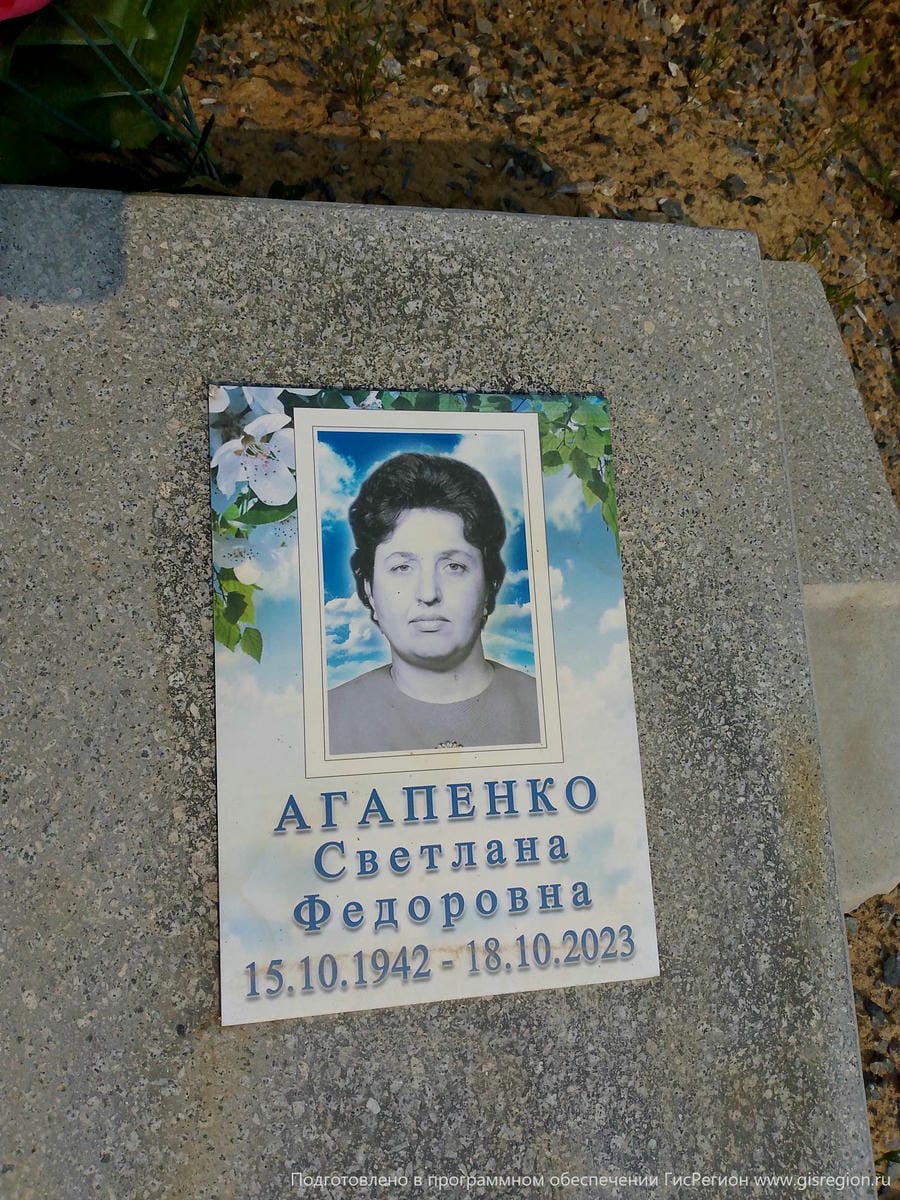 Агапенко Светлана Федоровна