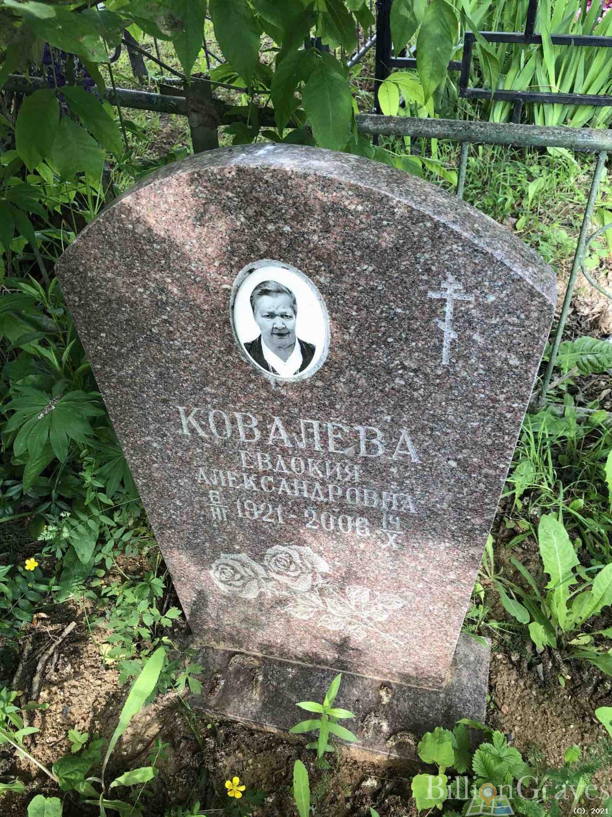 Ковалева Евдокия Александровна