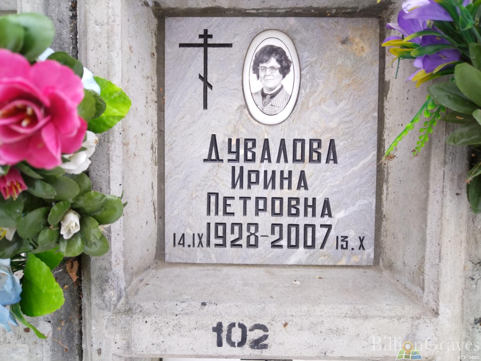 Дувалова Ирина Петровна