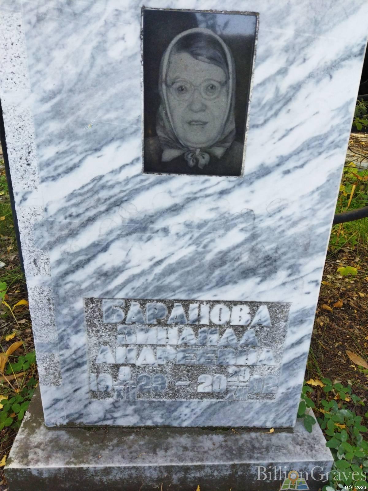 Баранова Зинаида Андреевна