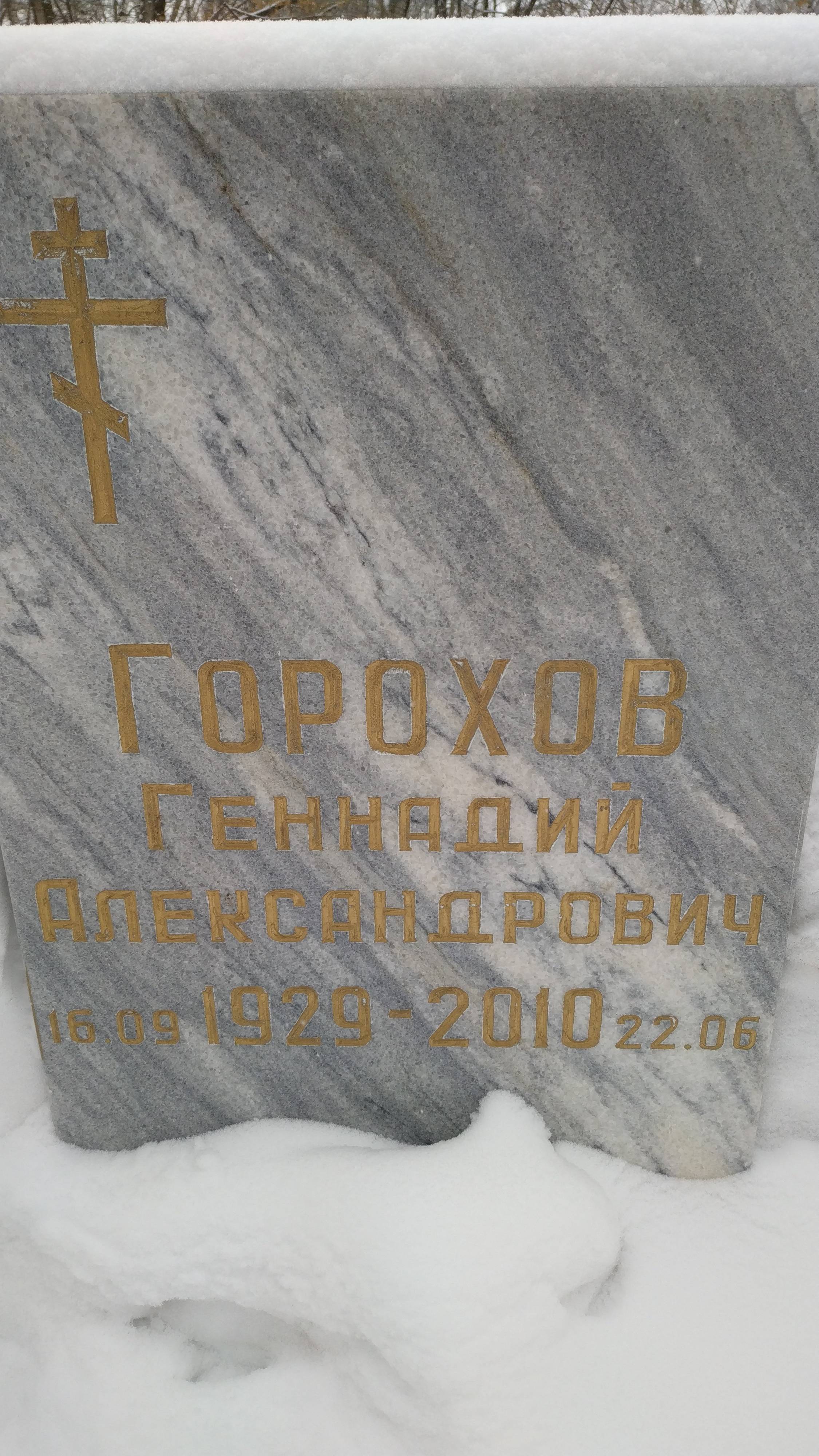 Горохов Геннадий Александрович