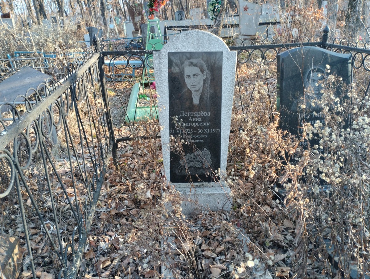 Дегтярева Анна Гргорьевна