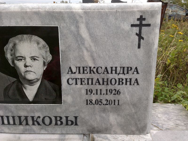 Меньшикова Александра Степановна