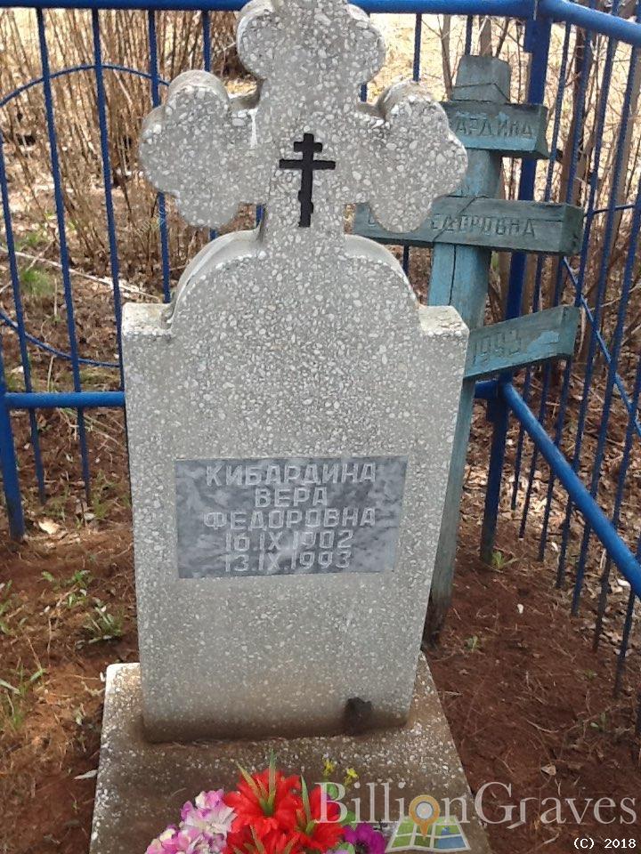 Кибардина Вера Фёдоровна