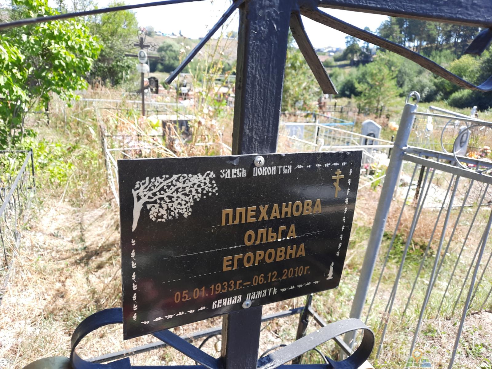 Плеханова Ольга Егоровна