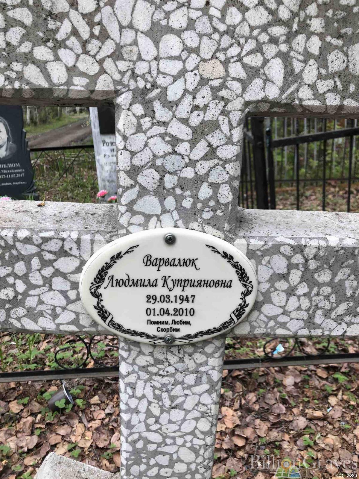 Варвалюк Людмила Куприяновна