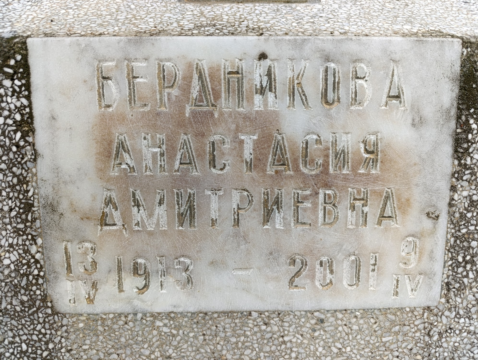 Бердникова Анастасия Дмитриевна