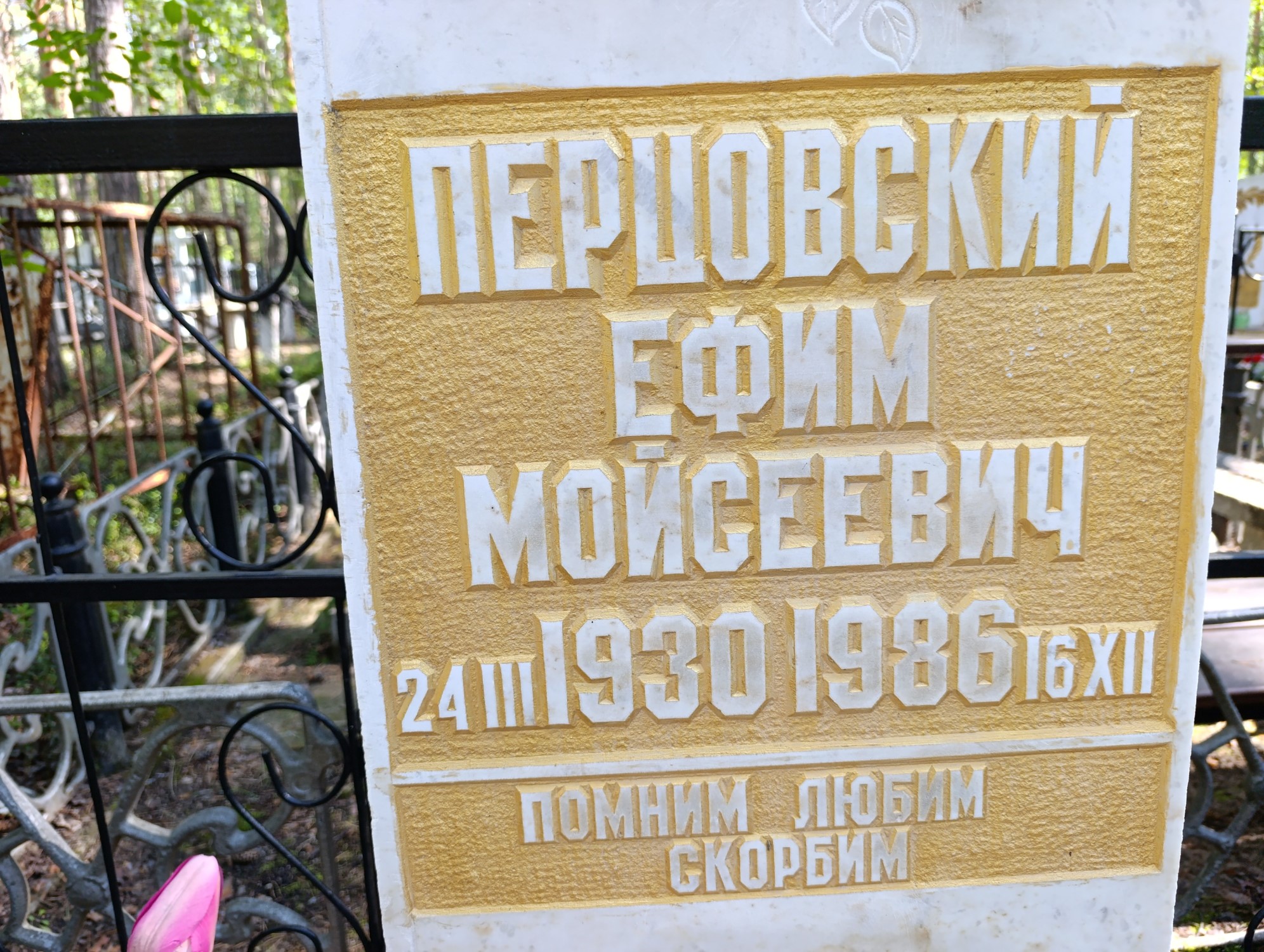 Перцовский Ефим Мойсеевич