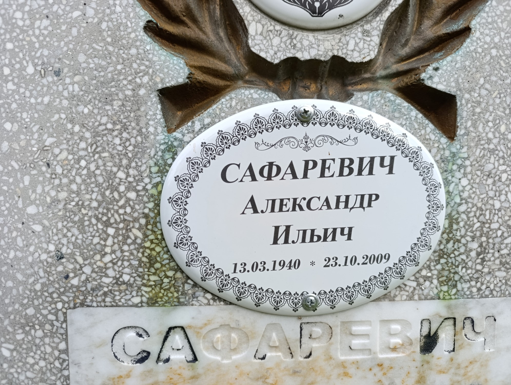 Сафаревич Александр Ильич