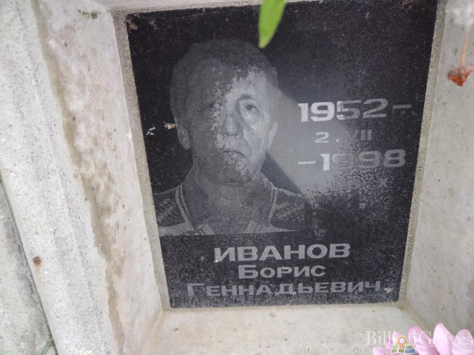 Иванов Борис Геннадьевич