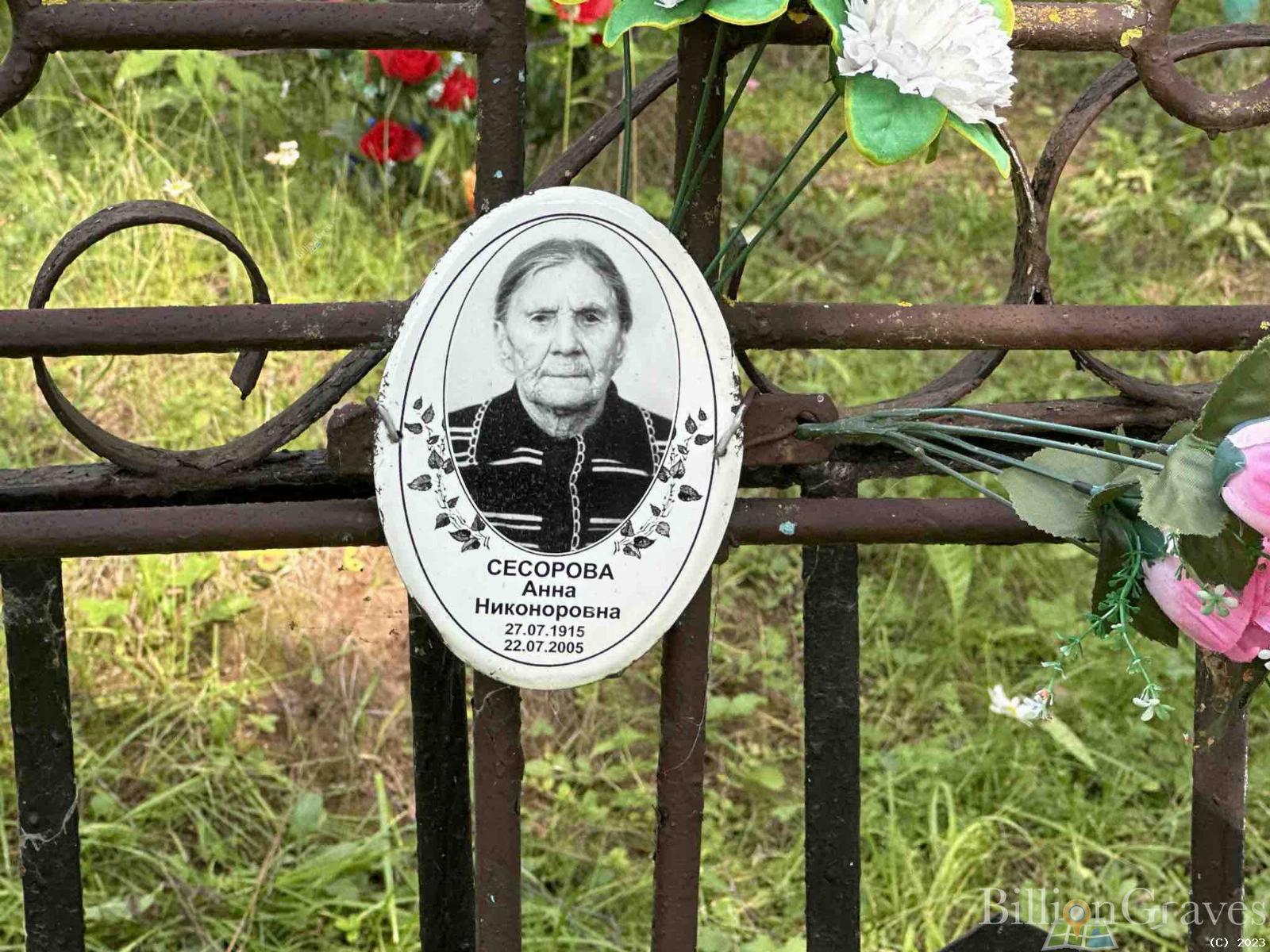 Сесорова Анна Никоноровна
