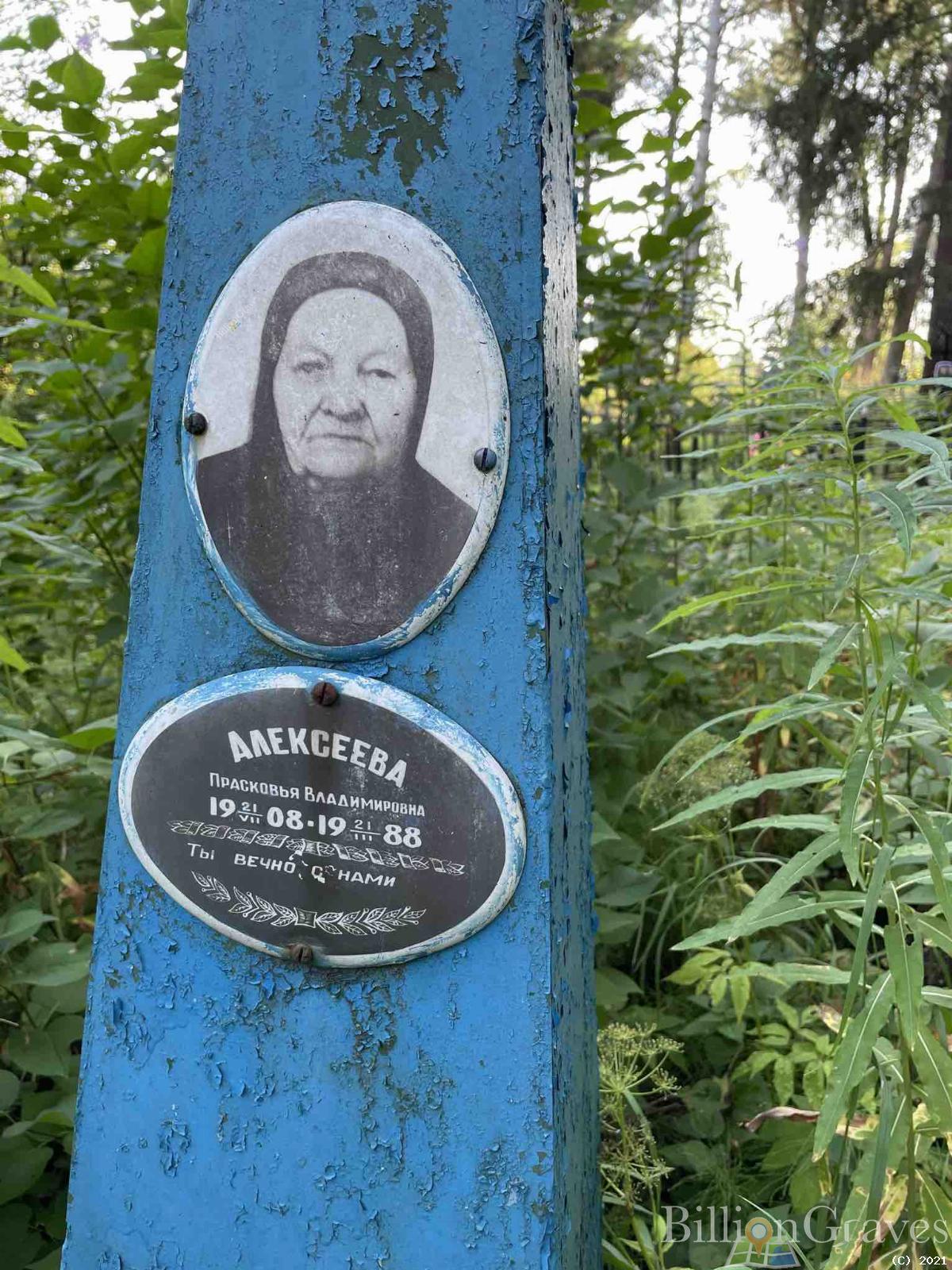 Алексеева Прасковья Владимировна