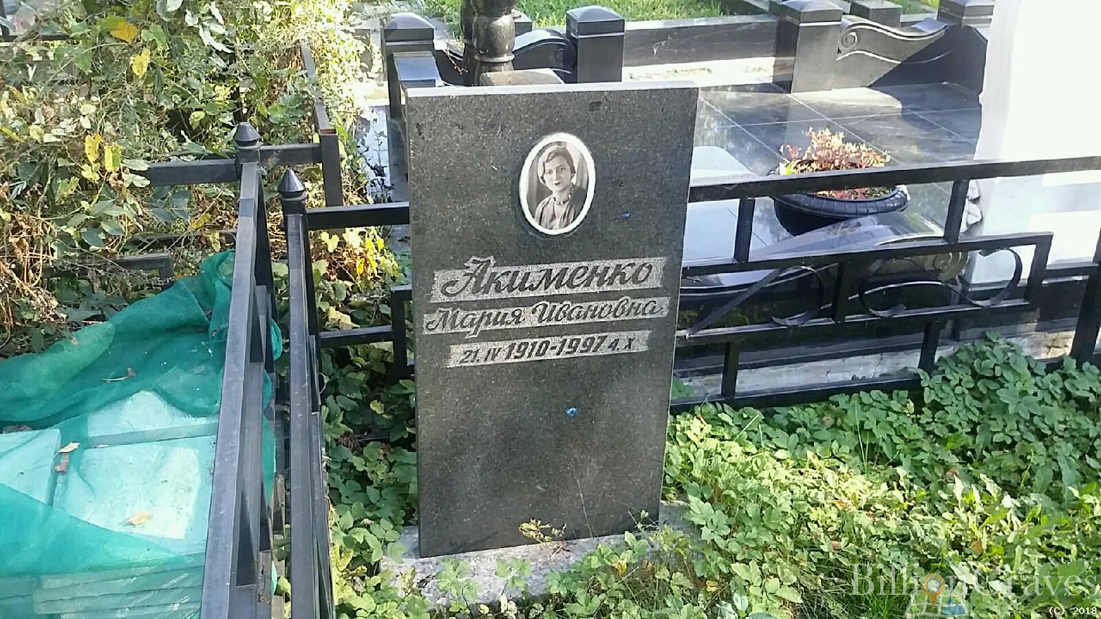 Акименко Мария Ивановна