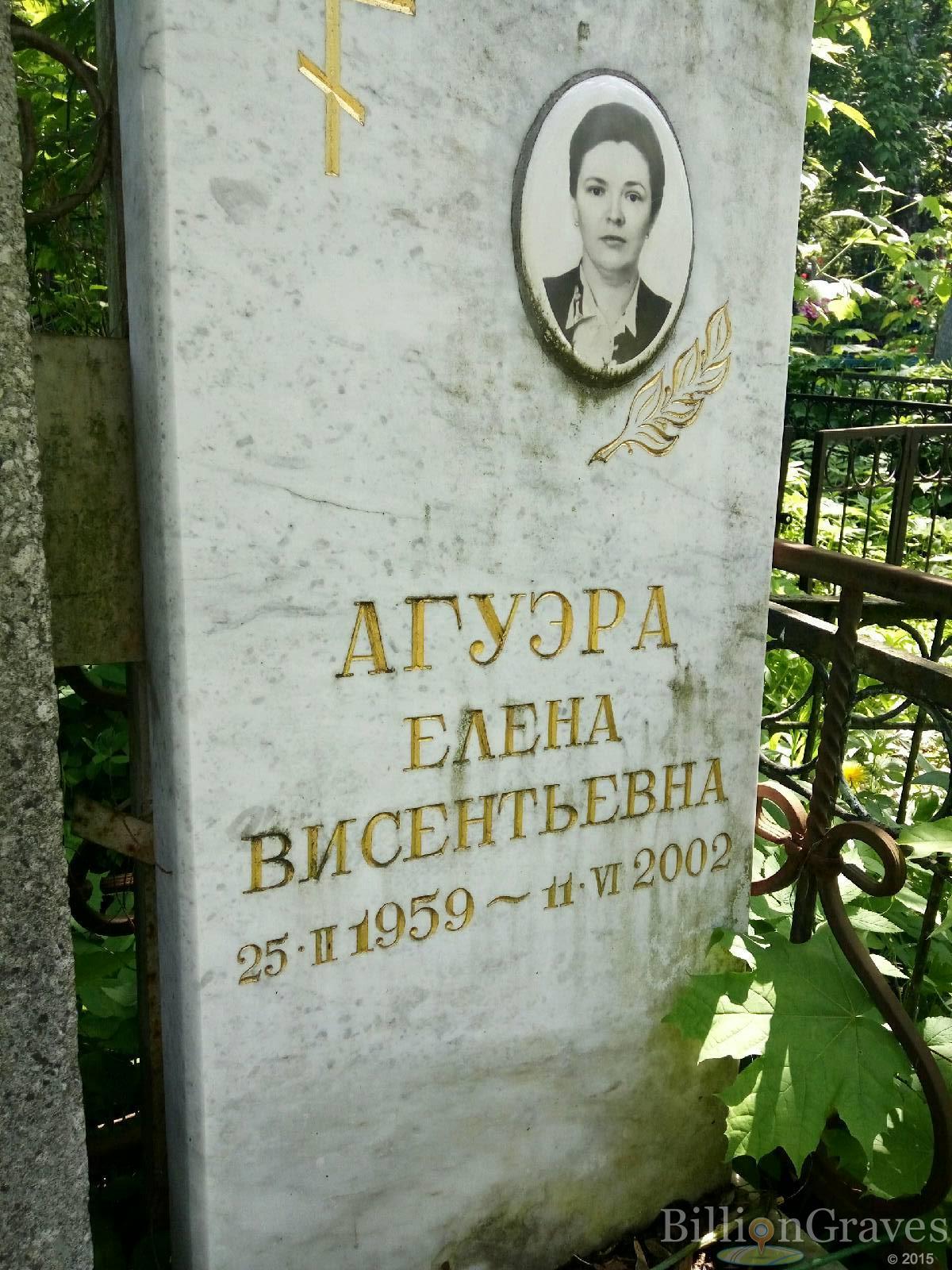 Агуэра Елена Висентьевна